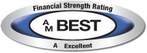 AM Best Financial Strength Rating - A Excellent